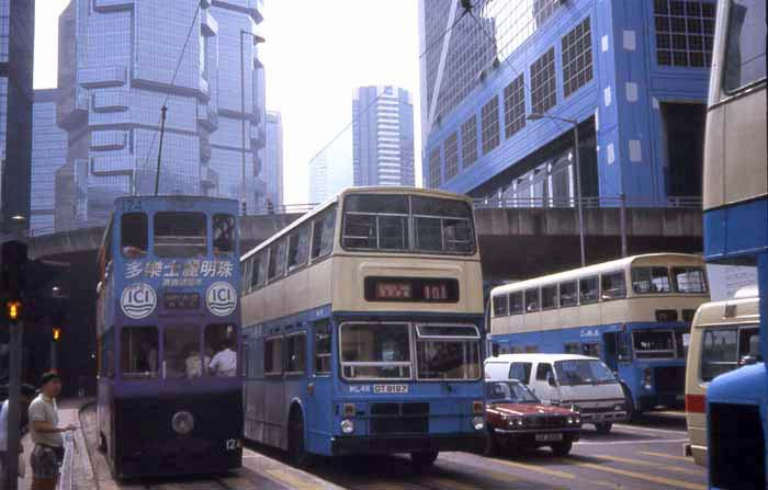 Hong Kong tram 124 China Motor Bus MCW Super Metrobus ML48